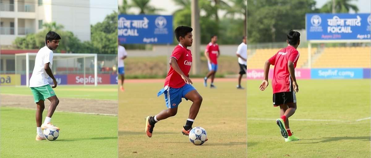 Goa Upcoming Soccer Stars - Regional Adaptations Goa Upcoming Soccer Stars regional adaptation examples showing different Indian cultural elements